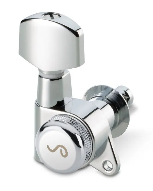Schaller M6 135 Uzamykacia Ladiaca Mechanika Pre Gitaru Ľavá Strana Chrome
