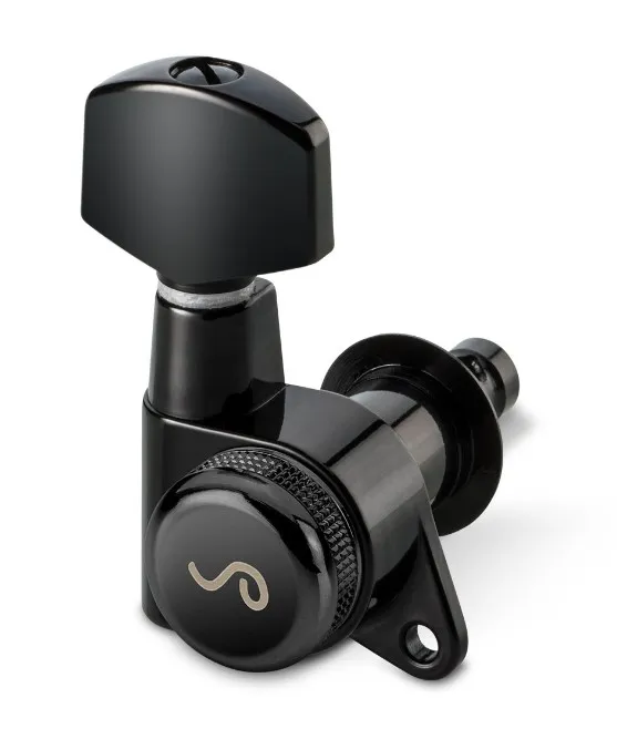 Schaller M6 135 Uzamykacia Ladiaca Mechanika Pre Gitaru Ľavá Strana Čierna