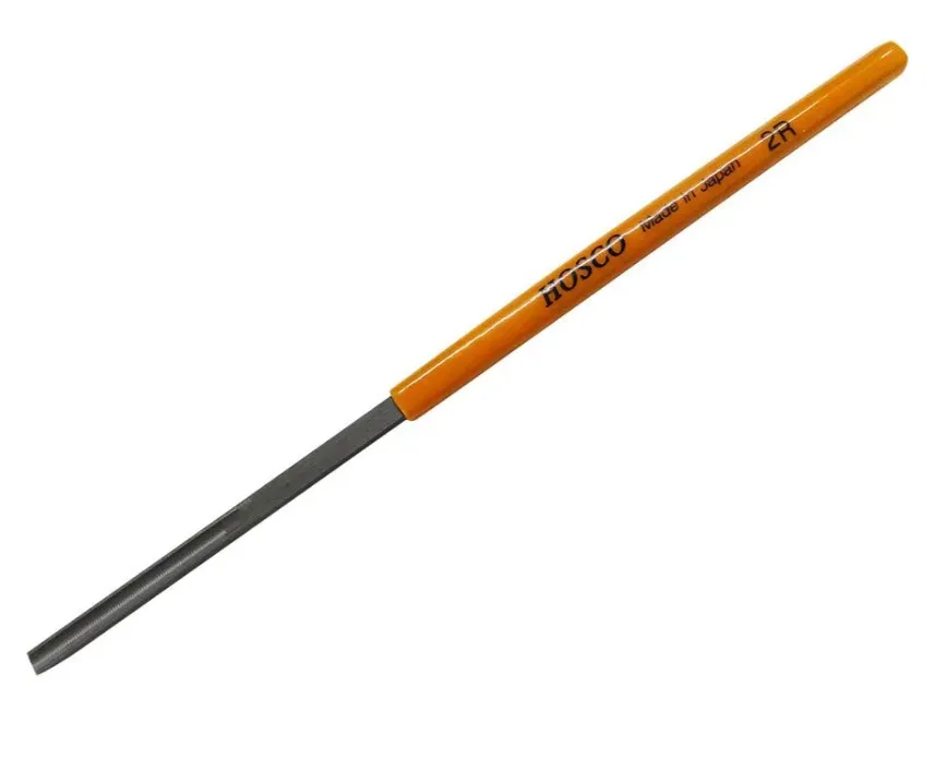 Hosco TL-FE2 – Obojstranný pilník na hrany pražcov, Medium (R=2 mm)