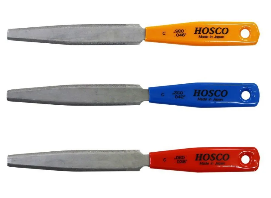 Hosco TL-NF3C – Sada pilníkov na nultý pražec klasickej gitary (3 ks)