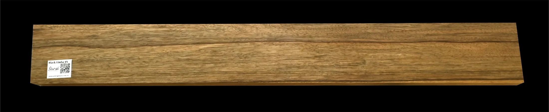 Čierna Limba (Korina) – Drevo na gitarový krk BL8 | 960 x 120 x 48 mm