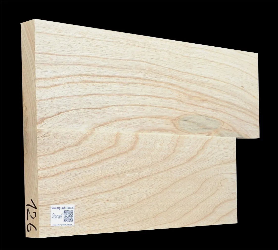 Bahenný Jaseň Gitarové Drevo SWE 126CL 565/490 x 355 x 3,9 mm