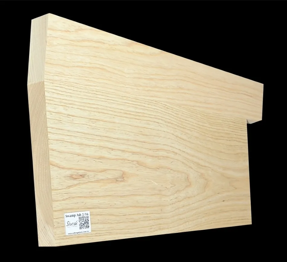 Bahenný Jaseň Gitarové Drevo SWE 16 - 450 x 350/280 x 45 mm