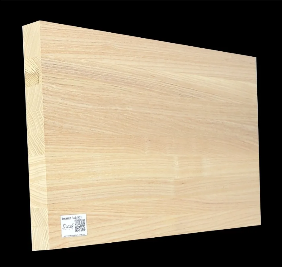 Bahenný Jaseň Drevo na Gitaru SWE 82L - 498 x 343/330 x 46 mm