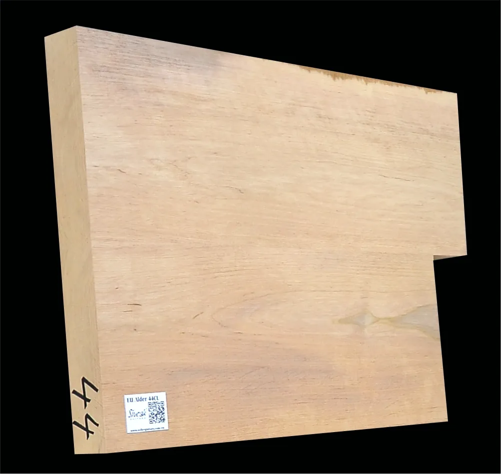 Jelša Svetlá Drevo na Gitaru Kaliber JL 44CL- 555/490 x 380 x46 mm