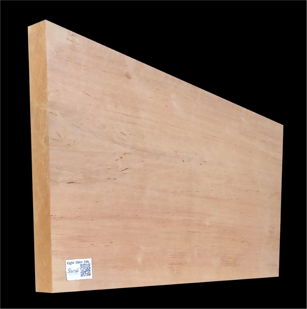 Jelša Svetlá Drevo na Gitaru  JL 34 k - 550/530 x 400/300 x 46 mm