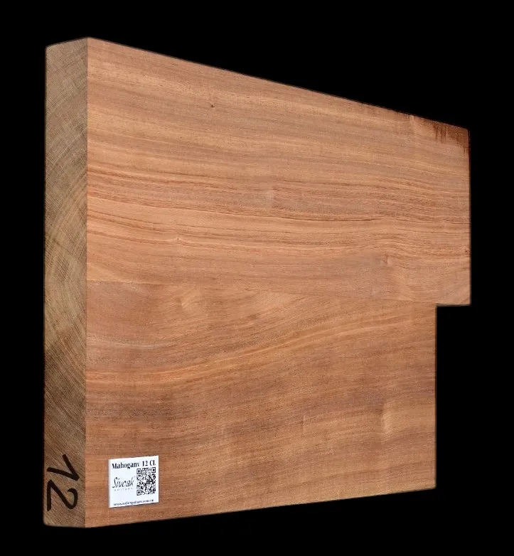 Mahagón Drevo na Gitaru MHGS 12CL - 490/430 x 340 x 45 mm