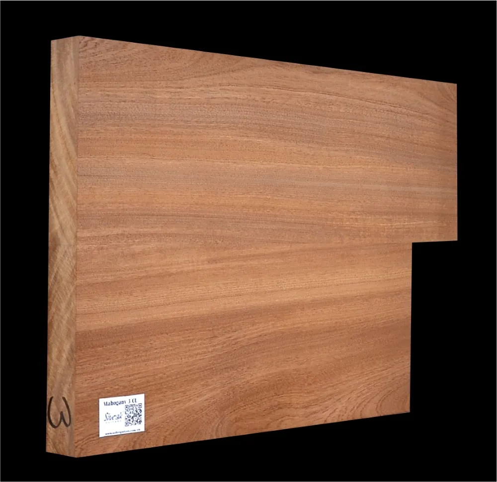 Mahagón Drevo na Gitaru- Basgitaru 550/465 x 380 x 46 mm