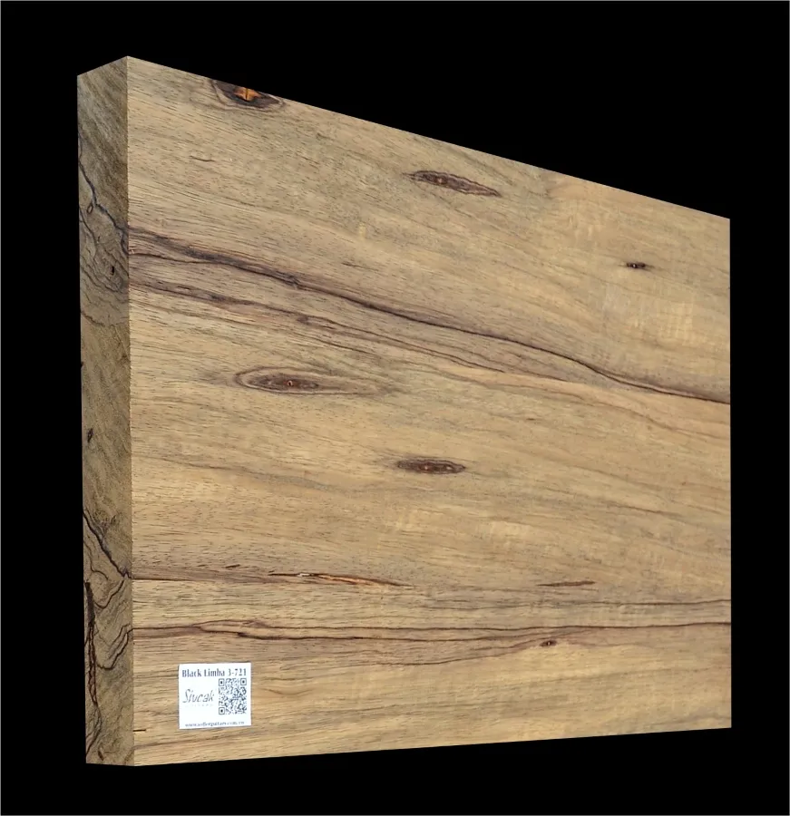 Čierna Limba Gitarové drevo BL 721 - 520 x 360 x 46 mm