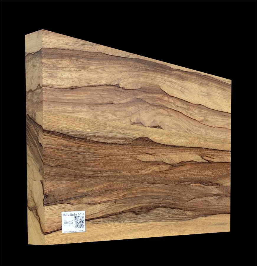 Čierna Limba Gitarové drevo BL 719 - 480 x 330 x 46 mm