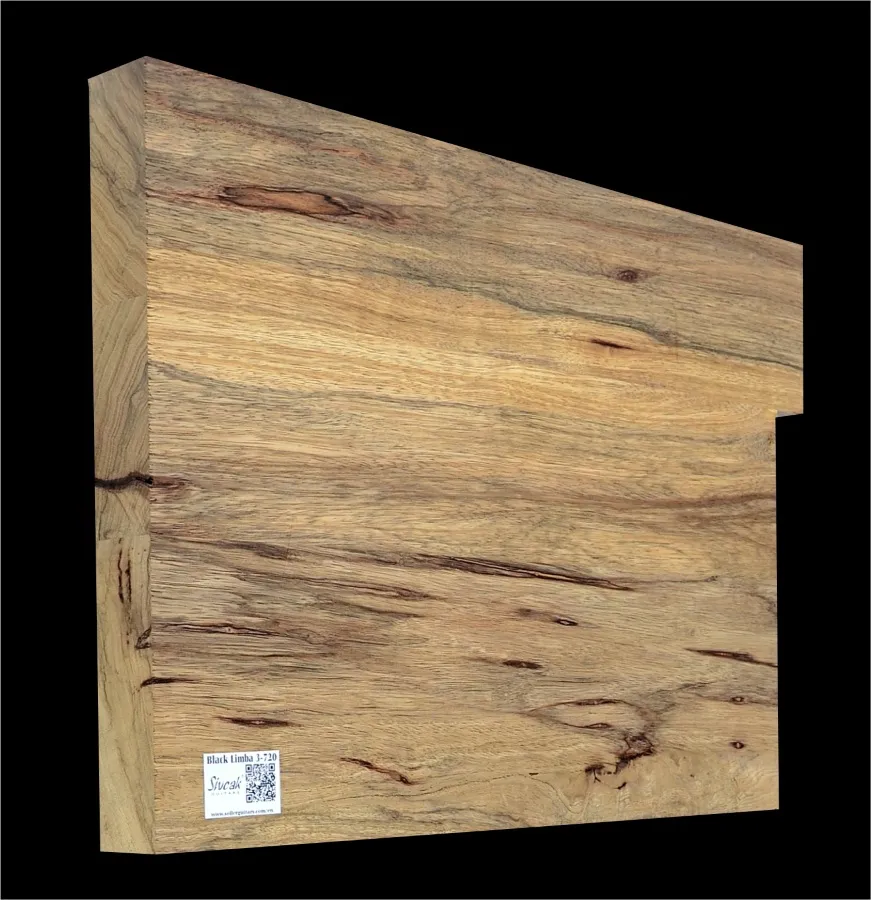 Čierna Limba Gitarové drevo BL 720 - 540/510 x 380 x 46 mm