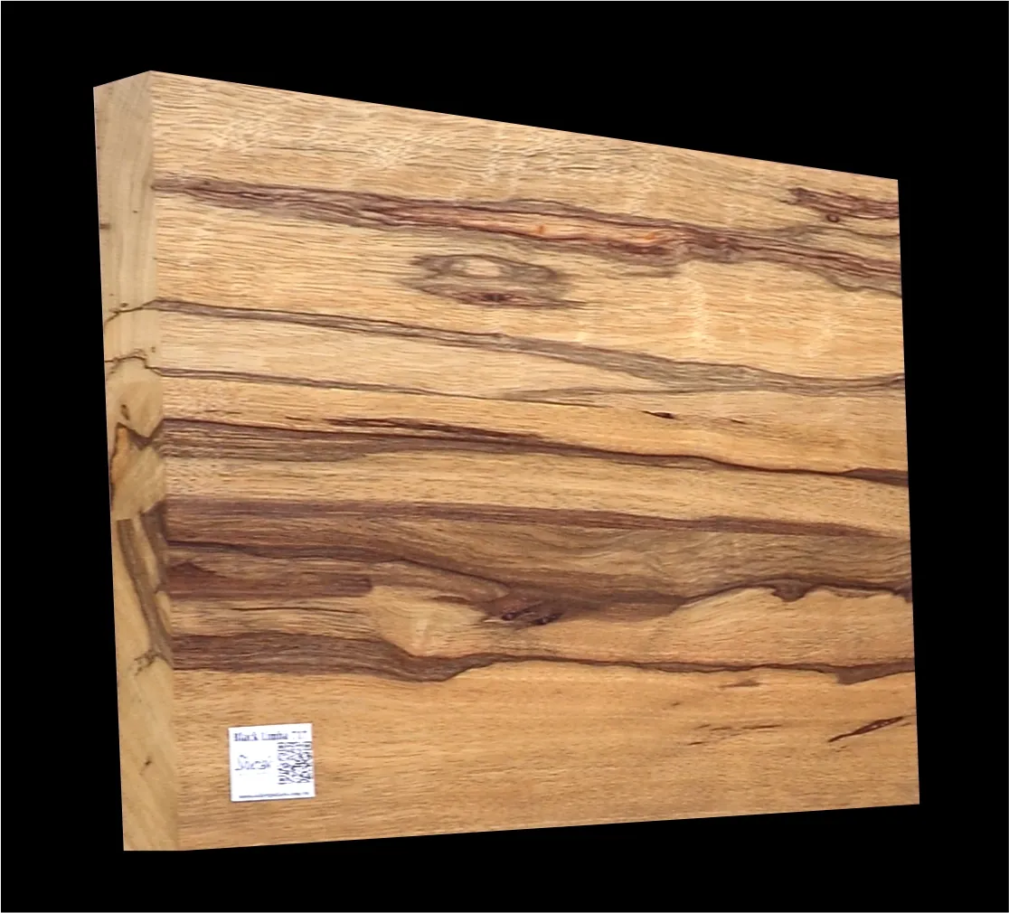 Čierna Limba Gitarové drevo BL 717 - 515 x 360 x 46 mm