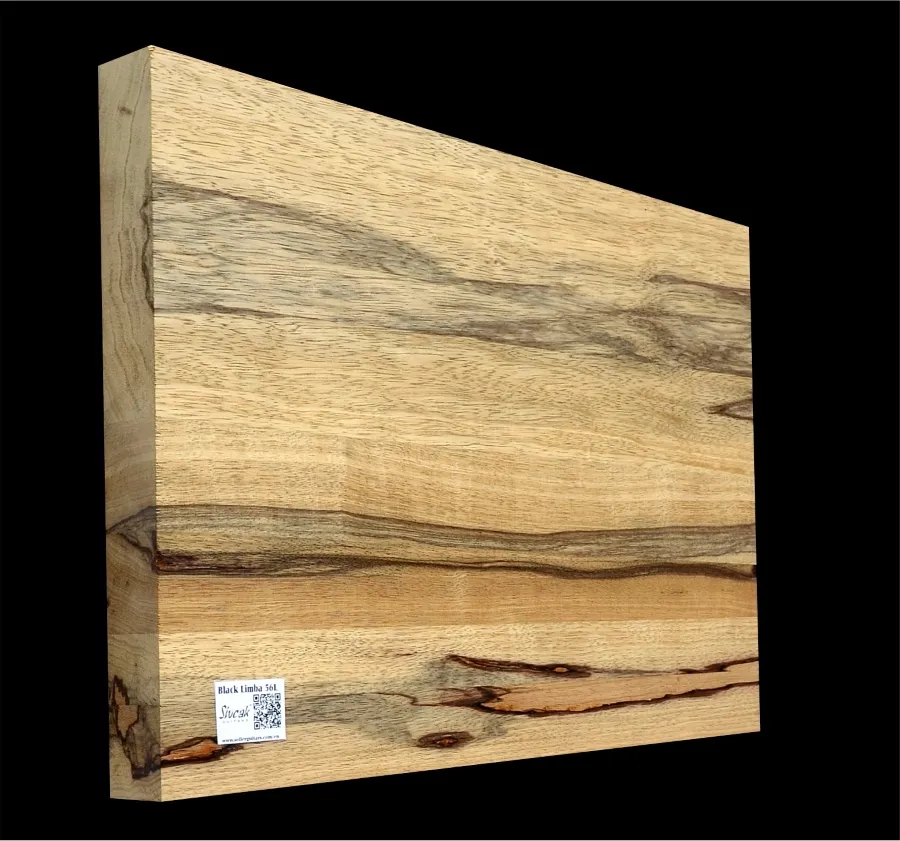Čierna Limba Drevo na Gitarové Telo BL 56L -540 x 385 x 46mm
