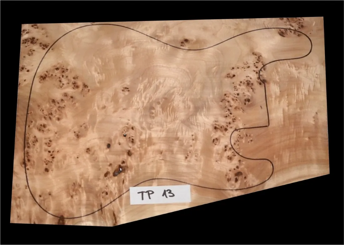 Topoľ Koreňový TP 13 Top Vrchná Doska 550 x 365/300 x 6,8 mm