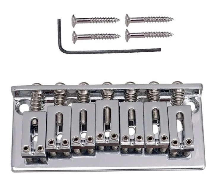 Partsland - Pevná Kobylka Pre 7-strunovú Gitaru, Chróm