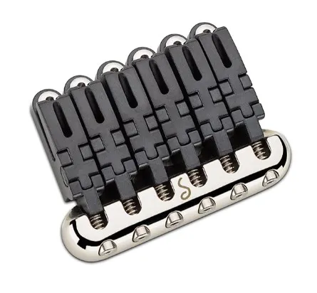 Schaller Hannes Pevná kobylka pre 6-strunovú gitaru typ ST – Chrom