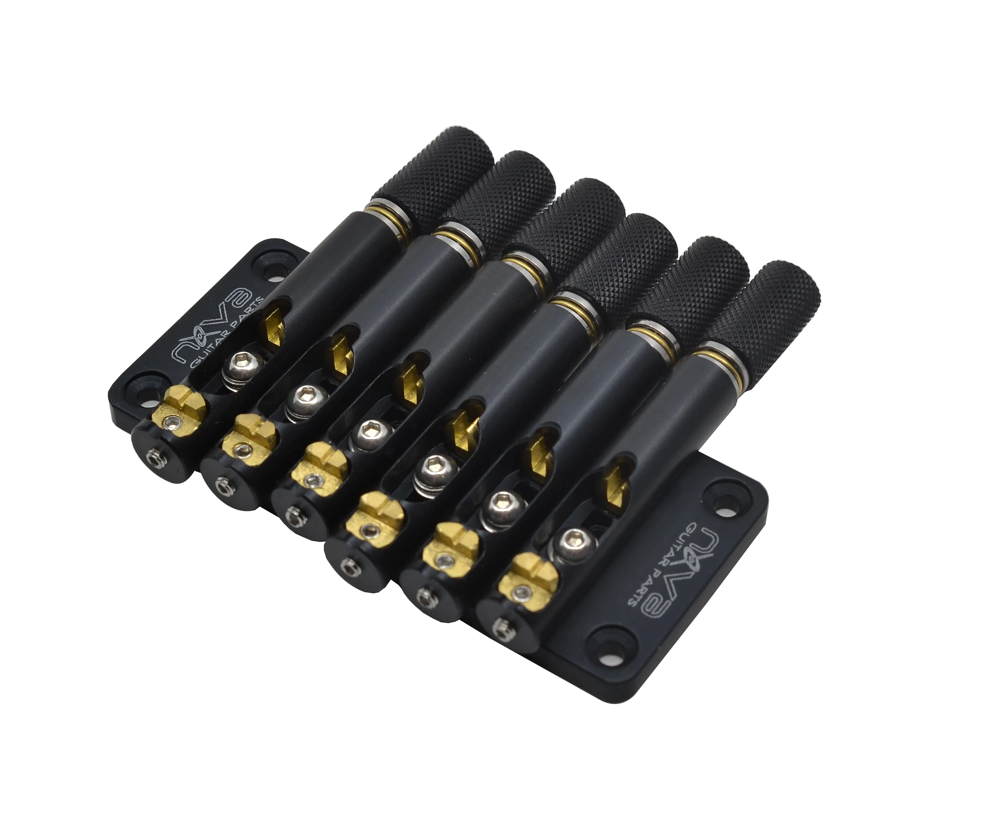 Nova Guitar Parts Pevná kobylka pre 6-strunovú Headless gitaru – Čierna