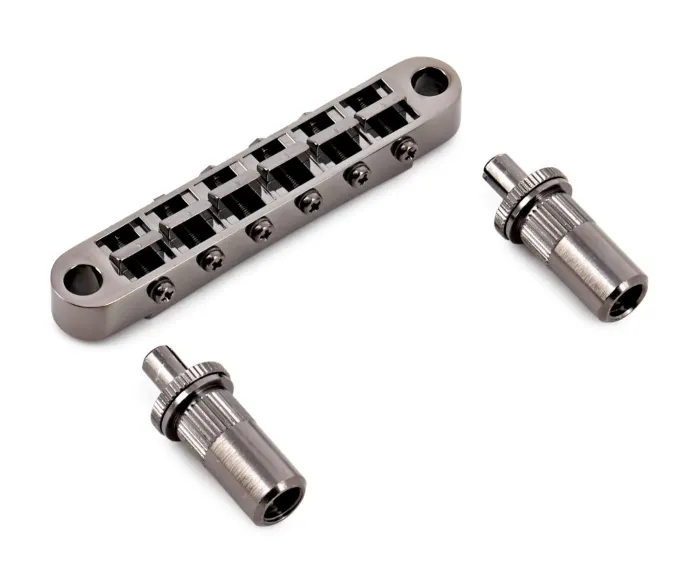 Gotoh GE103B-T – Kobylka Tune-O-Matic kobylka pre 6-strunovú gitaru, Cosmo Black