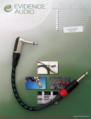 Evidence Audio Lyric HG Profesionálny Prepojovací Kábel IL 0,3m