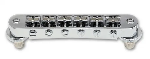 Fishman Powerbridge TOM (PRO-TOM-101) – Piezo kobylka Tune-o-matic, Chróm