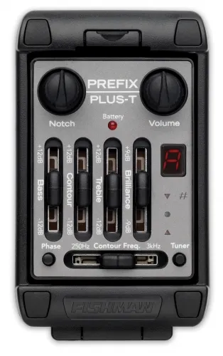 Fishman Prefix Plus T – Piezo Snímač a Ekvalizér pre Akustickú Gitaru