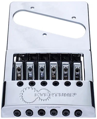 EverTune T-Model Kobylka pre 6-strunovú Elektrickú Gitaru (Tele)-  Chrom