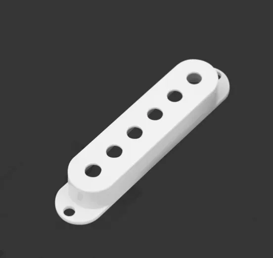 DiMarzio DM2001 Kryt Snímača Single-Coil Pre 6-Strunovú Gitaru – Biely, 1 Ks