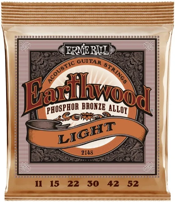 Ernie Ball Earthwood Light Phosphor Bronze struny pre akustickú gitaru .011-.052