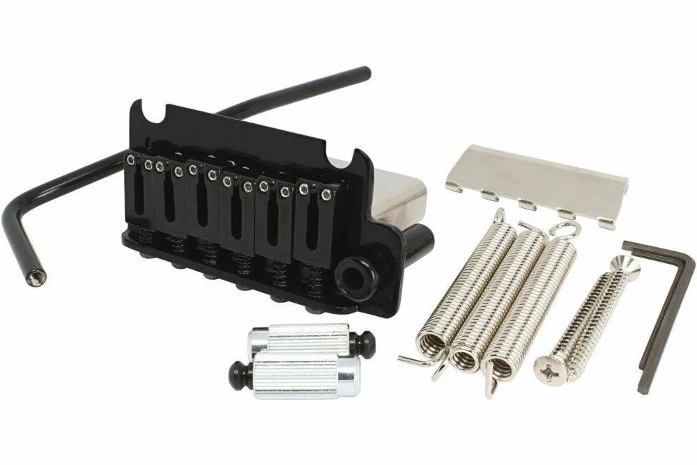 Gotoh NS510TS-FE1 – 6-strunové tremolo s oceľovým blokom (ST-Style), Čierne