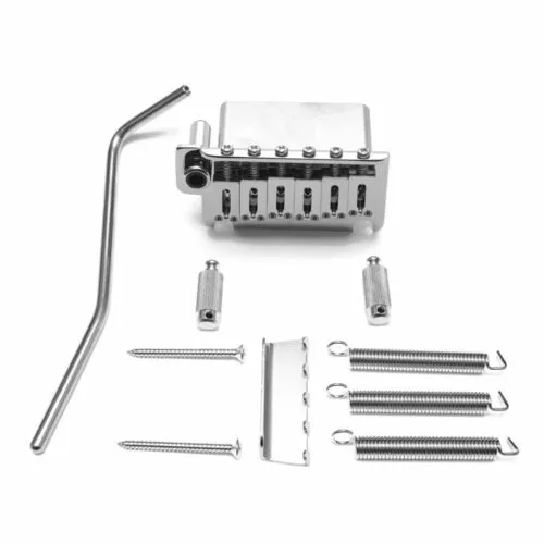 Gotoh NS510TS-FE1 – 6-strunové tremolo s oceľovým blokom (ST-Style), Chrom
