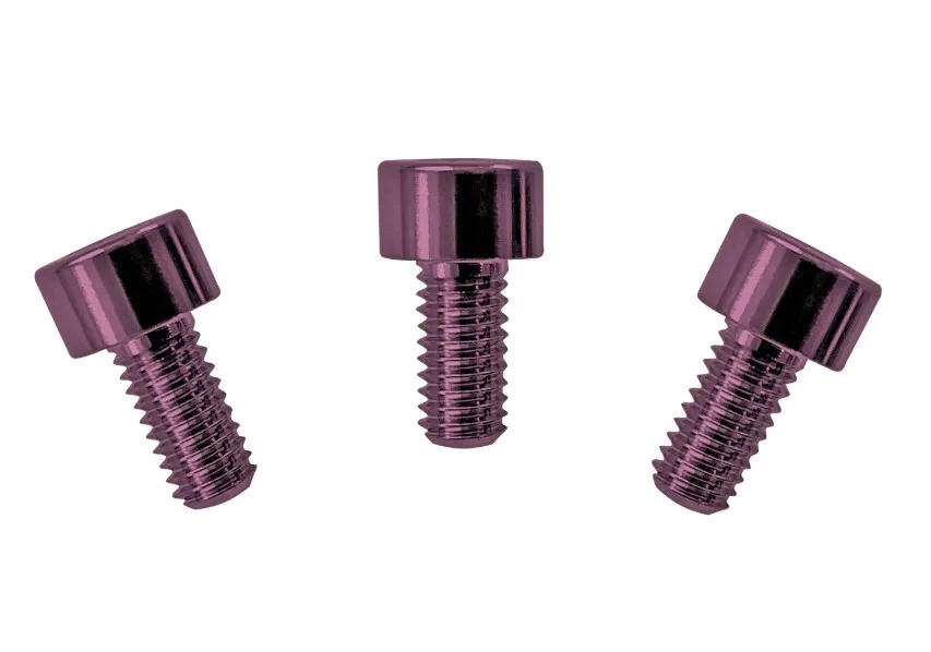 Floyd Rose FRNCSPKP – Skrutky zámku strún z nehrdzavejúcej ocele, Ružové