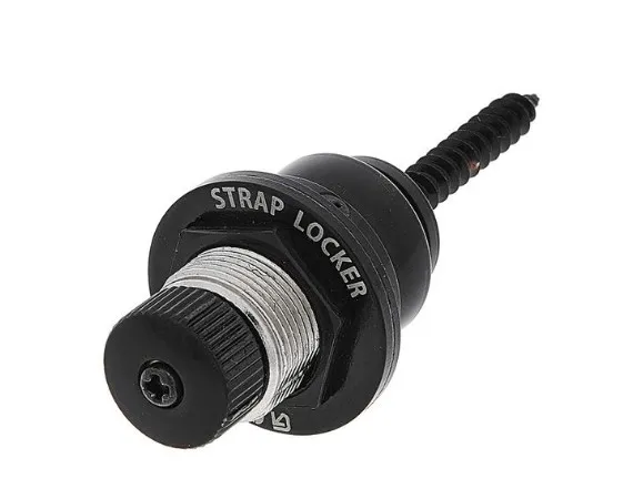 Gotoh SLR Lock úchyt pásu Čierna
